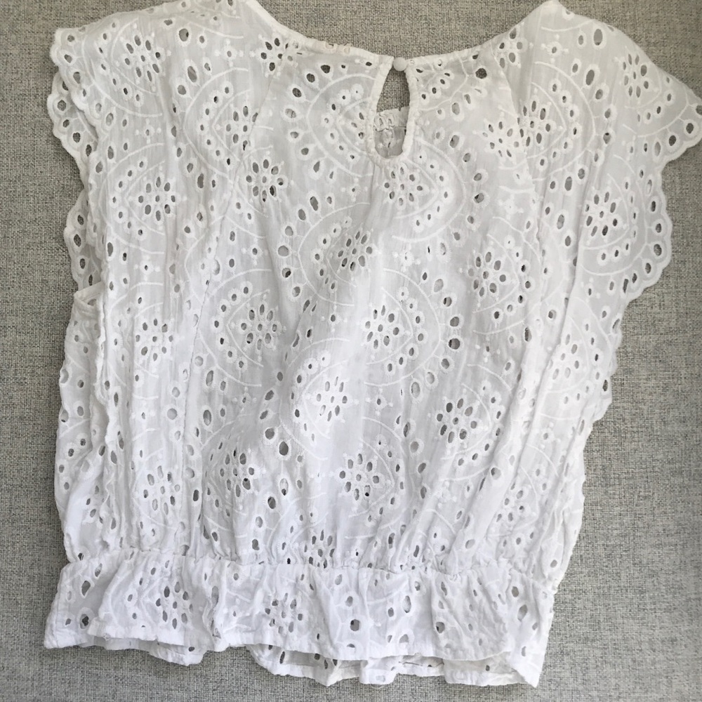 Eyelet crop top - Picture 5 of 7